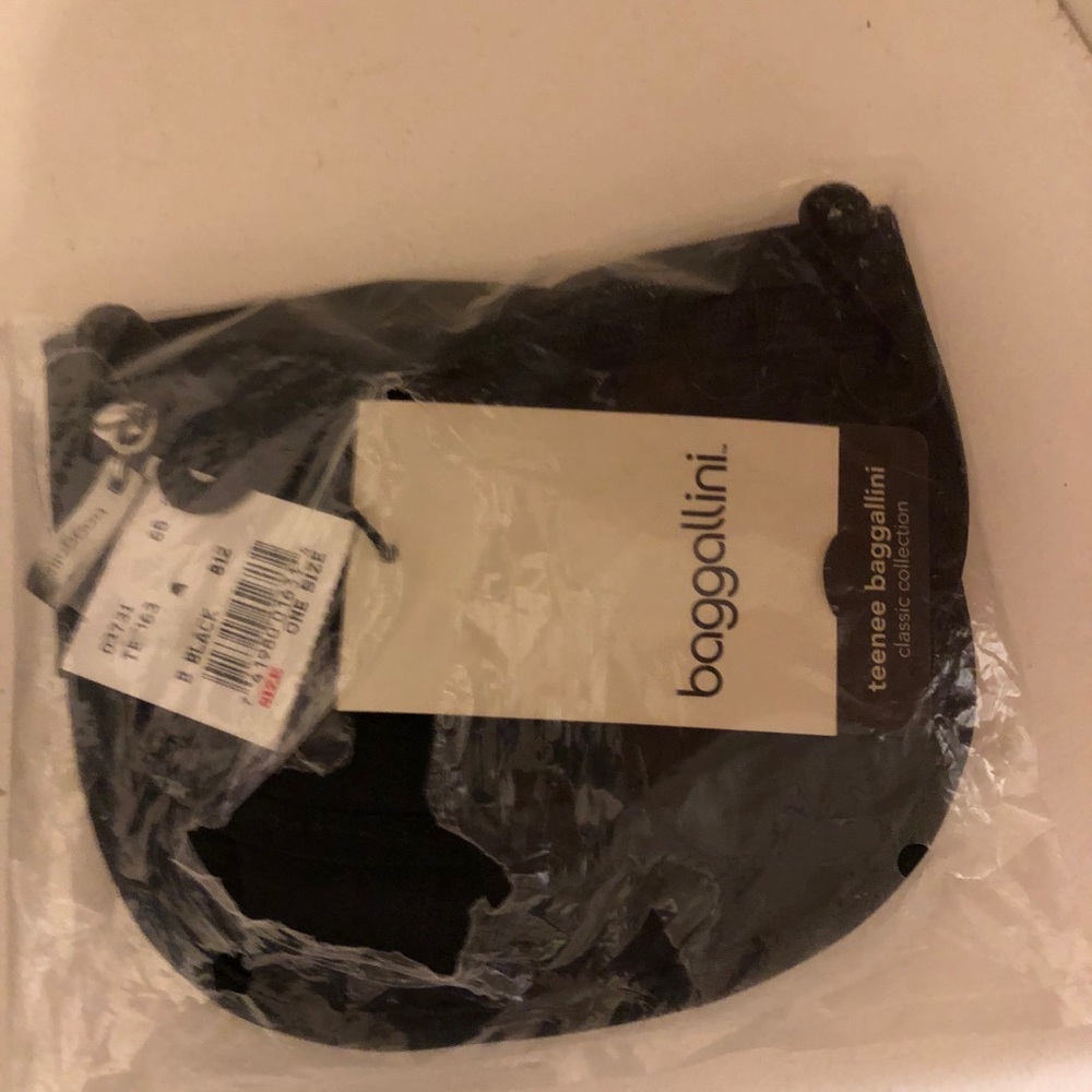 Baggolini black mini cross over purse
